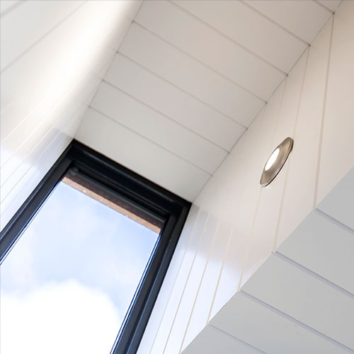 my bothy window roof detail